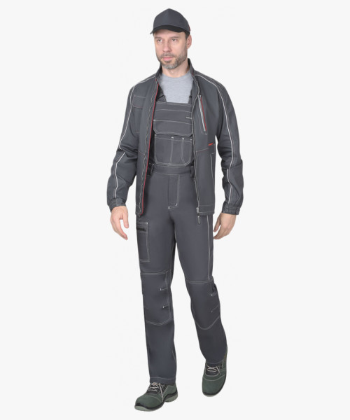 Костюм мужской СИРИУС-АЛЕКС куртка, п/к, серый