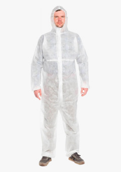 Комбинезон одноразовый спанбонд 60 гр/м2 белый (ЧЗ)