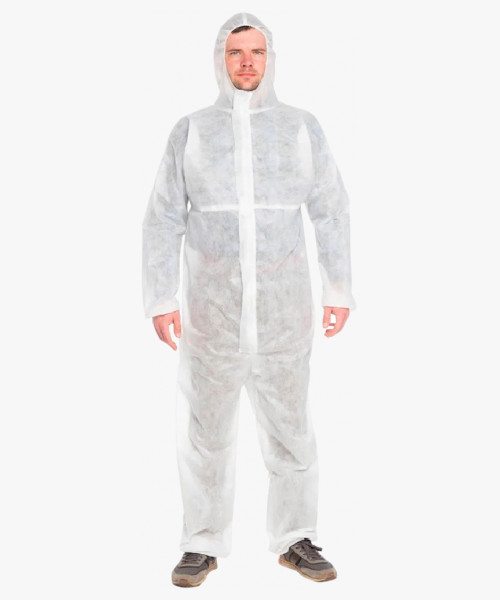 Комбинезон одноразовый спанбонд 60 гр/м2 белый (ЧЗ)