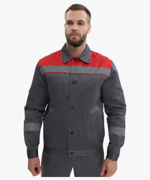 Костюм Легион-2 СОП (тк.Смесовая,210) п/к, т.серый/красный