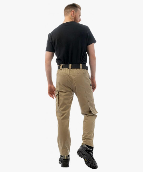 Брюки летние мужские Brodeks KS301, цвет бежевый