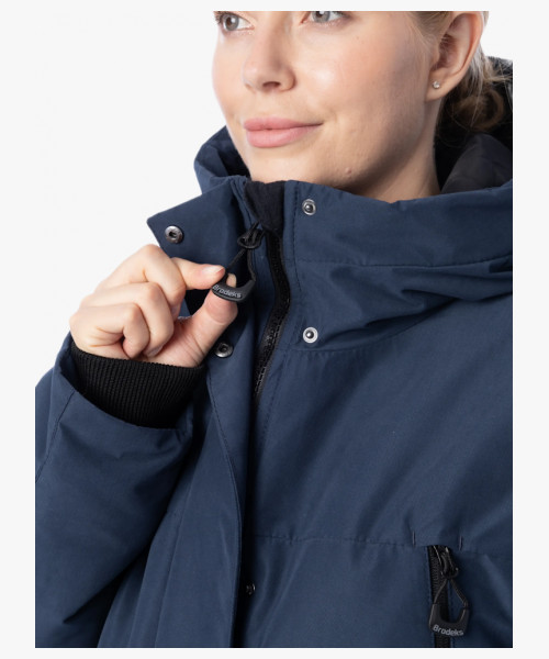 Куртка-парка женская зимняя Brodeks KW 258, цвет синий