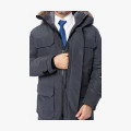 Куртка-парка зимняя пуховая мужская Brodeks KW233 Premium, цвет тёмно-серый