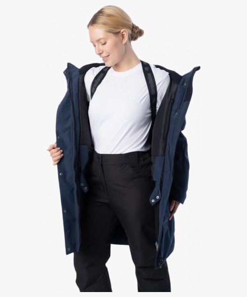 Куртка-парка женская зимняя Brodeks KW 258, цвет синий