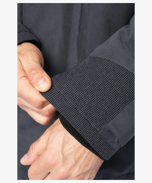 Куртка-парка зимняя пуховая мужская Brodeks KW233 Premium, цвет тёмно-серый