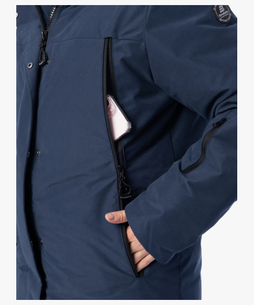 Куртка-парка женская зимняя Brodeks KW 258, цвет синий