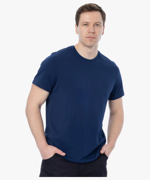 Футболка Brodeks KS711, цвет тёмно-синий
