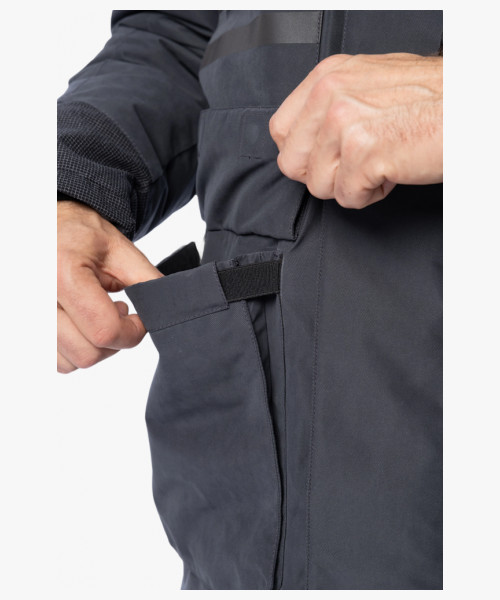 Куртка-парка зимняя пуховая мужская Brodeks KW233 Premium, цвет тёмно-серый