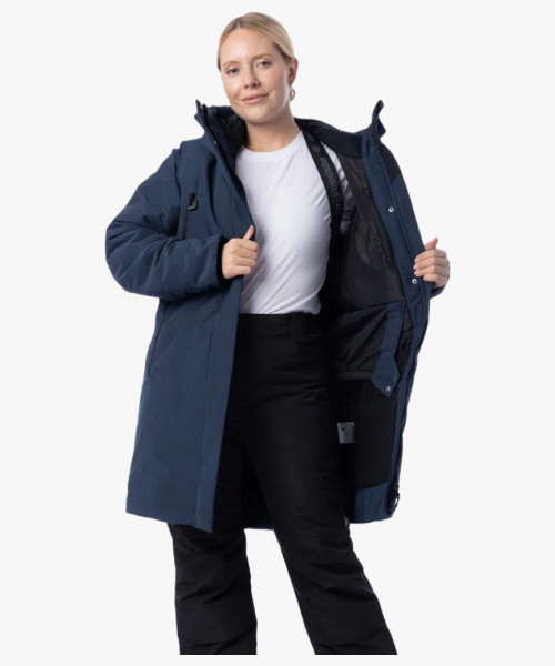 Куртка-парка женская зимняя Brodeks KW 258, цвет синий