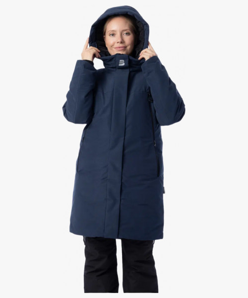 Куртка-парка женская зимняя Brodeks KW 258, цвет синий