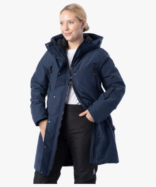 Куртка-парка женская зимняя Brodeks KW 258, цвет синий