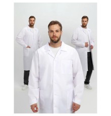Халат мужской Классика (тк.ТиСи), белый