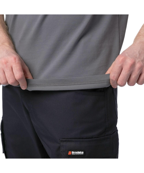 Футболка мужская Brodeks KS705, серый