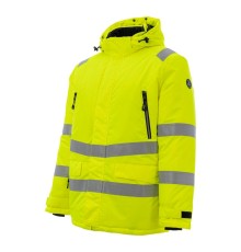Куртка-парка сигнальная зимняя Brodeks KW220, цвет жёлтый