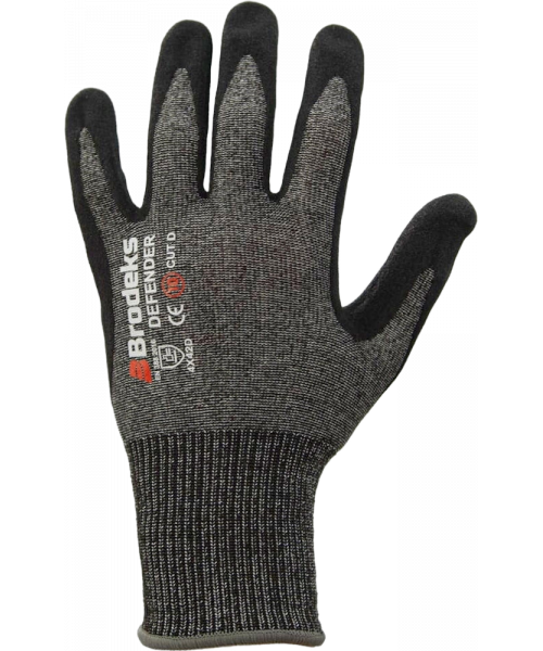 Перчатки Brodeks GC-21, серый, чёрный