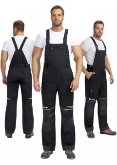Полукомбинезон мужской ProfLineSpecialist (тк.Смесовая,240), чёрный