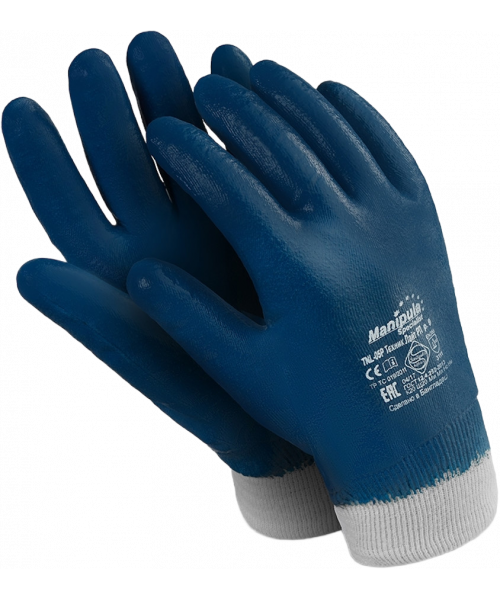 Перчатки Manipula Specialist® Техник Лайт РП (интерлок+нитрил), TNL-05Р/MG-222