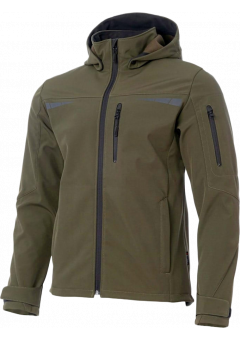 Куртка летняя мужская Софтшелл Brodeks KS207, хаки