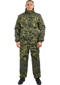 Костюм демисезонный мужской КМФ (тк.Рип-Стоп,210), сепия, хаки