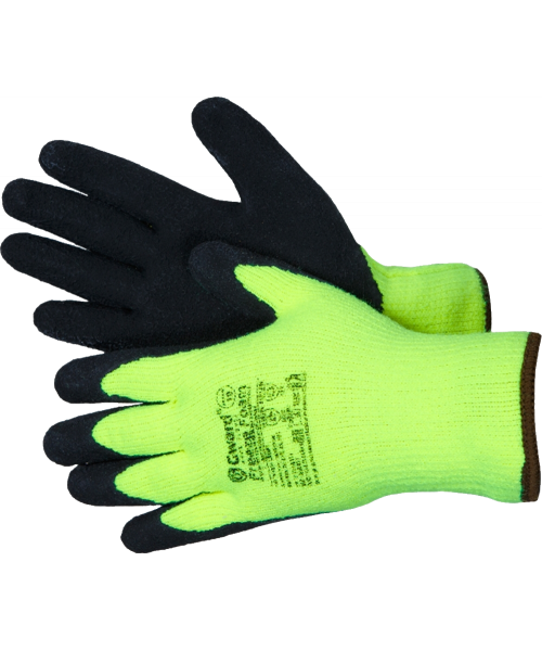 Перчатки Gward Freeze Foam из акриловой пряжи с начёсом + вспенен. латекс, L5004