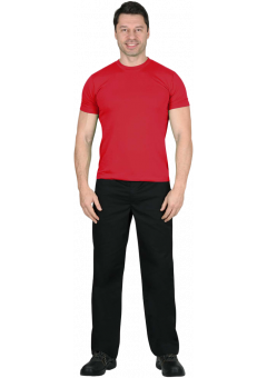 Футболка мужская красная 160 гр/м2