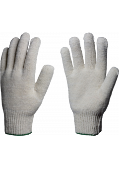 Перчатки ХБ 10кл. Люкс 42-44гр. 150текс, белые