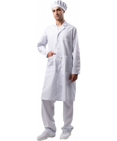 Халат мужской Антистатика М-105 тип D, белый