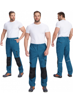 Брюки мужские ProfLineSpecialist (тк.Рип-Стоп,240), циан, чёрный