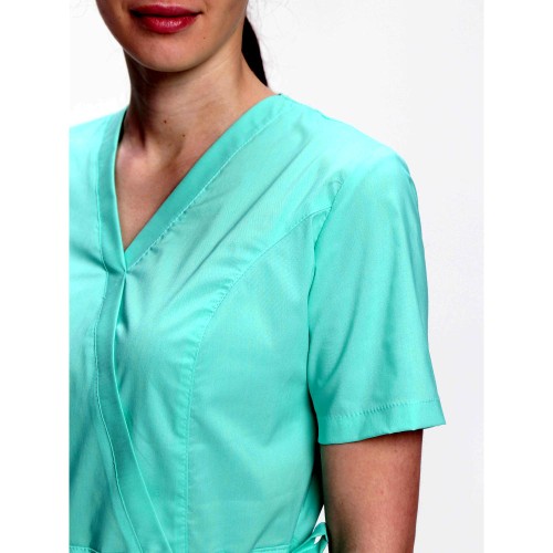 Костюм женский хирургический Модерн-004 (тк.Стрейч,120) MedLine, мятный