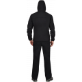 Куртка демисезонная мужская Сириус-Азов с капюшоном чёрный Софтшелл пл 350 гр/м2