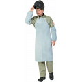 Нарукавники спилковые серые
