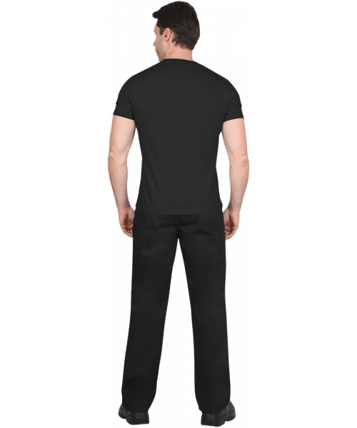 Футболка мужская чёрная 160 гр/м2