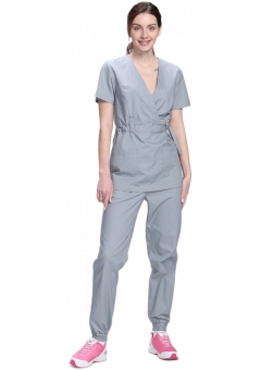 Костюм женский Стар-001 (тк.Коттон-Рич,130) MedLine, серый