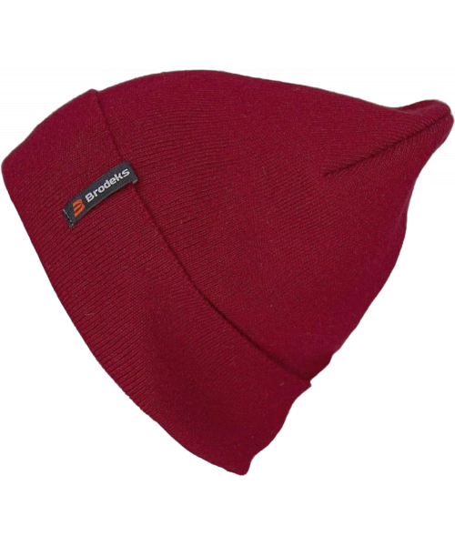 Шапка Brodeks longer, тёмно-красный