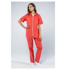 Костюм женский Бьютис NEW (тканьТиСи), коралловый