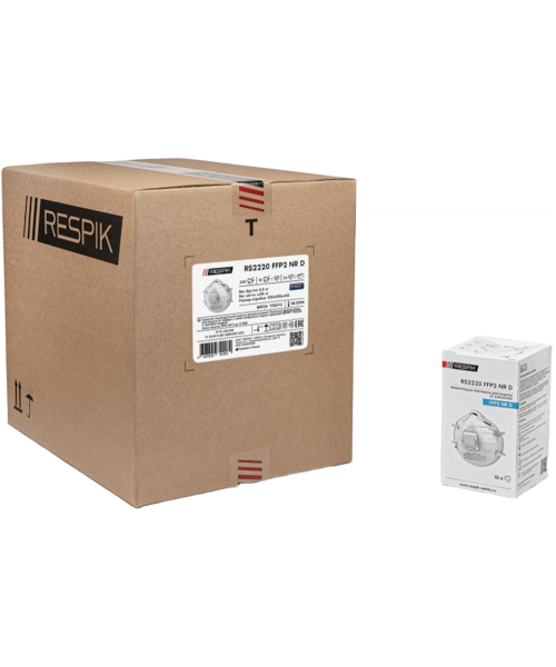Респиратор чашеобразный Respik® RS2220 с клапаном, FFP2 (10 шт)