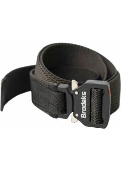 Ремень Brodeks KM102 + стрейч, чёрный, длина 140 см