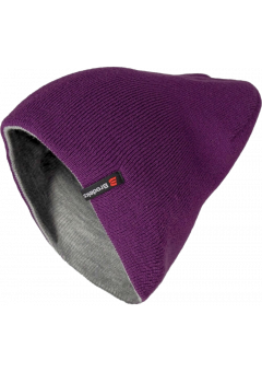 Шапка Brodeks Light Bicolor, фиолетовый, серый