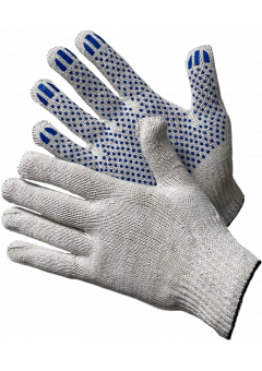 Перчатки ХБ с ПВХ 7,5/7
