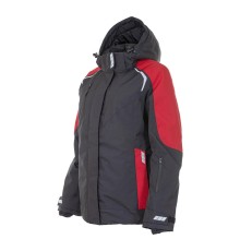 Куртка женская зимняя Brodeks KW 208, цвет чёрный, красный