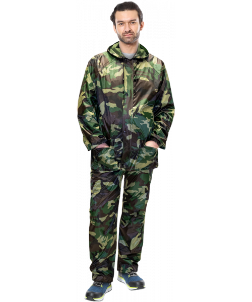 Костюм влагозащитный Сириус Стандарт (210 гр/м2) КМФ зелёный