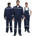 Костюм мужской Лигор-2 СОП У. (тк.Смесовая,210) полукомбинезон, тёмно-синий