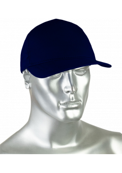 Кепка-бейсболка тёмно-синяя пл.190 гр/м2