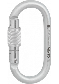 Карабин Vento™ Стальной Овал с муфтой keylock, vpro 0013/1013