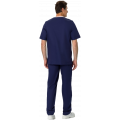 Костюм мужской MedLine Марк (тк.Смесовая,120), тёмно-синий, бежевый
