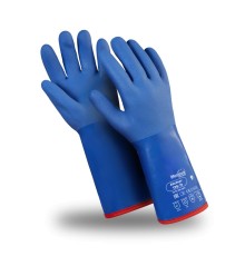 Перчатки Manipula Specialist® Айсберг (хлопок/акриловый мех+ПВХ), ТРВ-19/WG-788