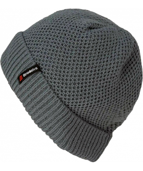Шапка Brodeks fleece warming, серый