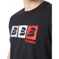 Футболка мужская Brodeks KS705, чёрный