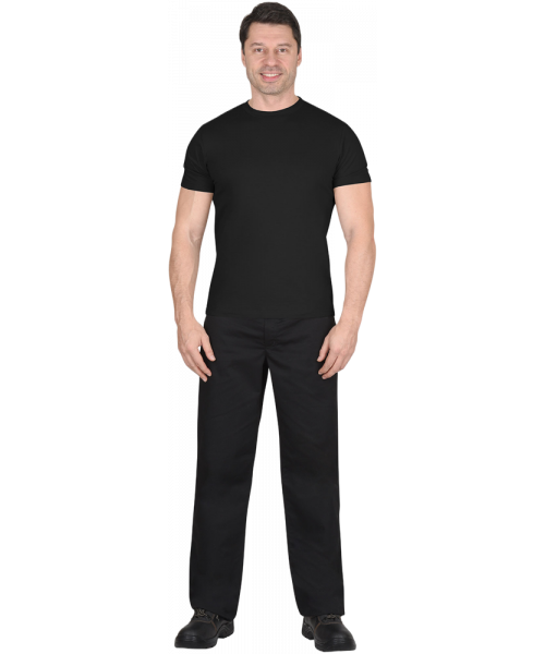 Футболка мужская чёрная 160 гр/м2