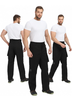 Брюки мужские ProfLineLeader (тк.Софтшел), чёрный